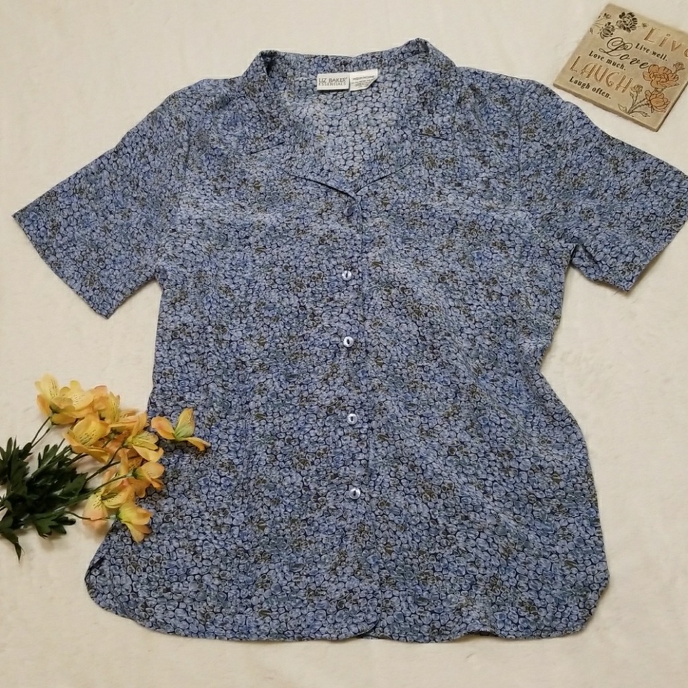 Liz Baker top/blouse size medium